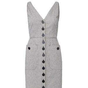 L.K. Bennett Striped Juliet Dress Size 10